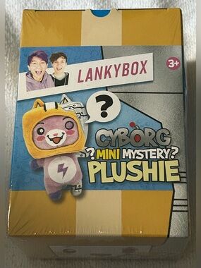 Lanky Box Cyborg Mini Mystery Plushie Toy Stuffed Animal NIB Stocking Stuffer